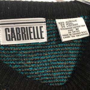Gabrielle Sweaters - Men’s Vintage 80s Long Sleeve Sweater Size Medium Gabrielle Sweaters - Men’s Vintage 80s Long Sleeve Sweater Size Medium